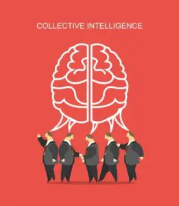 A group of people standing next to each other.