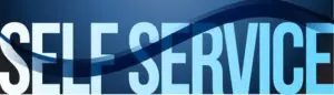 A blue banner with the word server written in it.