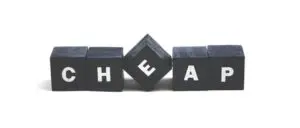 A black cube with the letters h e a on it