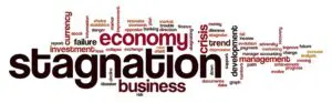 A word cloud of the words economy and nation.