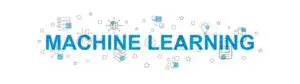 A blue banner with the words " online learning ".