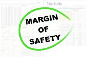 A green circle with the words margin of safety written in it.